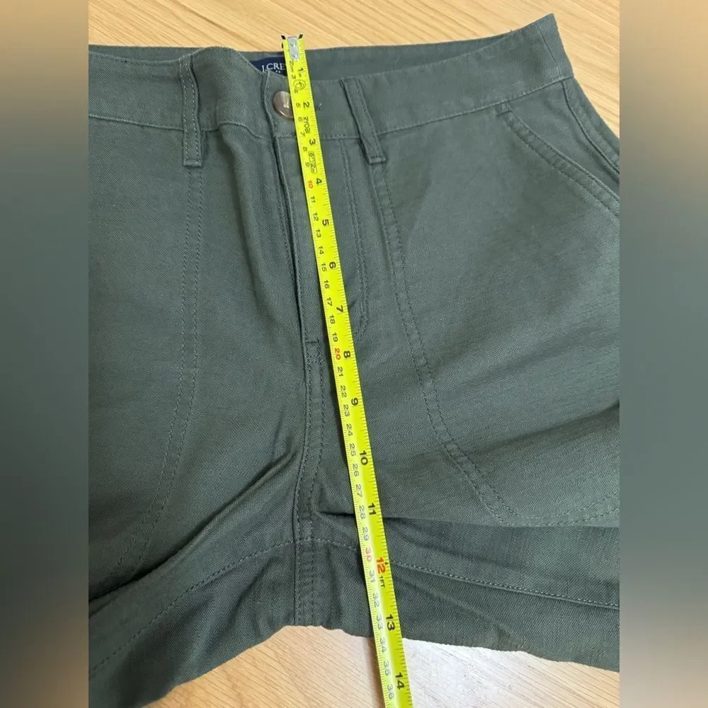 J.Crew Women’s Pants Style BT131 FA23 | Size P6 | 100% Cotton | Army Green | NWT